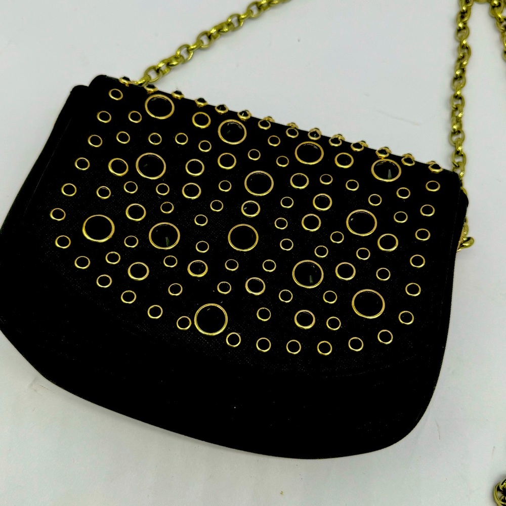 Juicy Couture Sophia mini stones black crossbody bag NWT